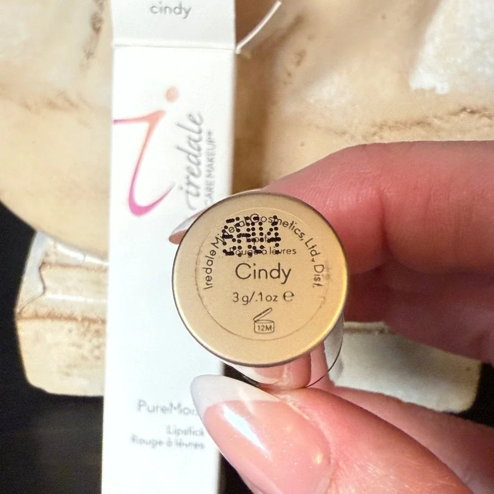 Jane Iredale PureMoist Lipstick Cindy Hydrating Lip‎ Color 0.1oz NIB